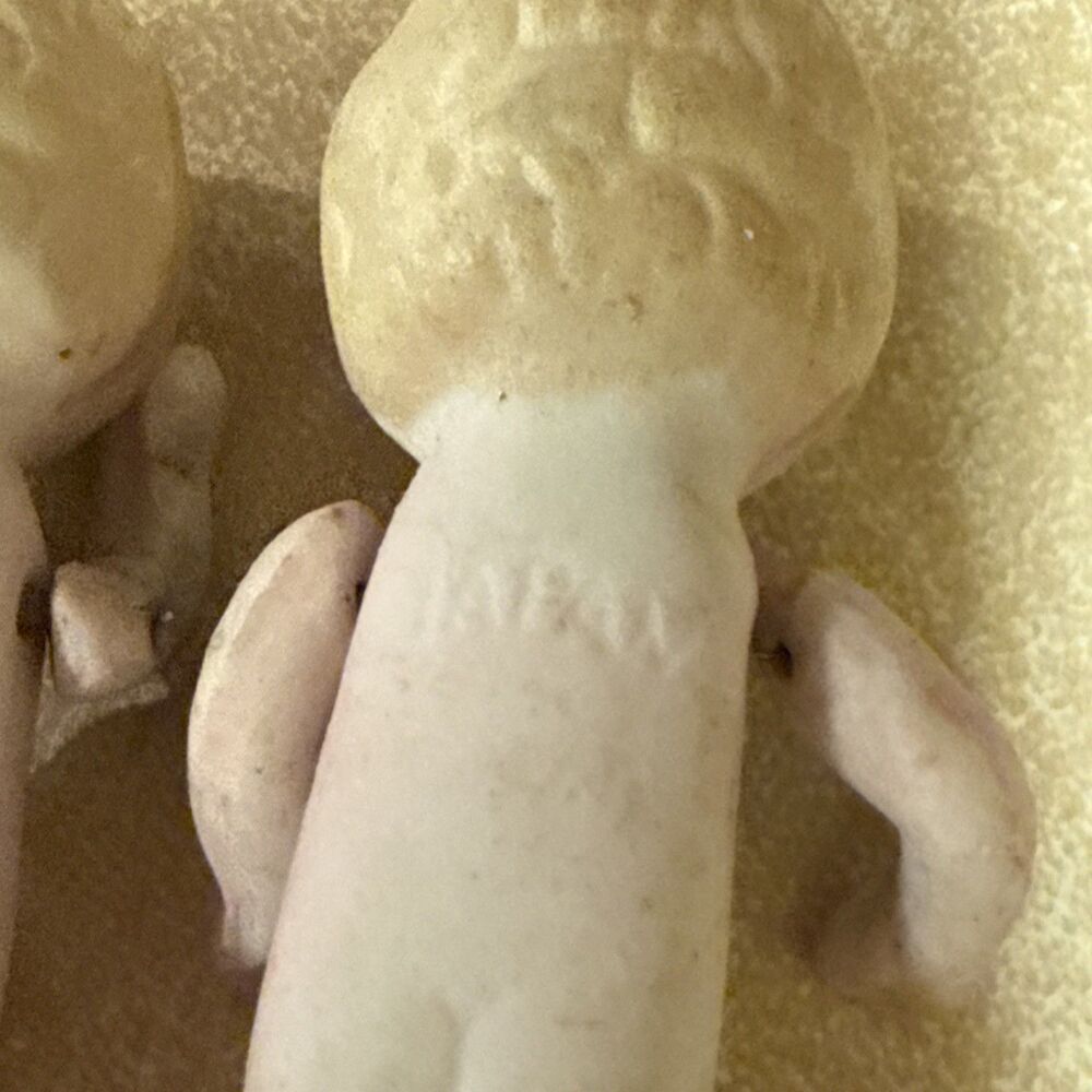 Vintage Occupied Japan Bisque Porcelain Doll Dolls Mini Figurines Jointed Lot 5 - Picture 11 of 14